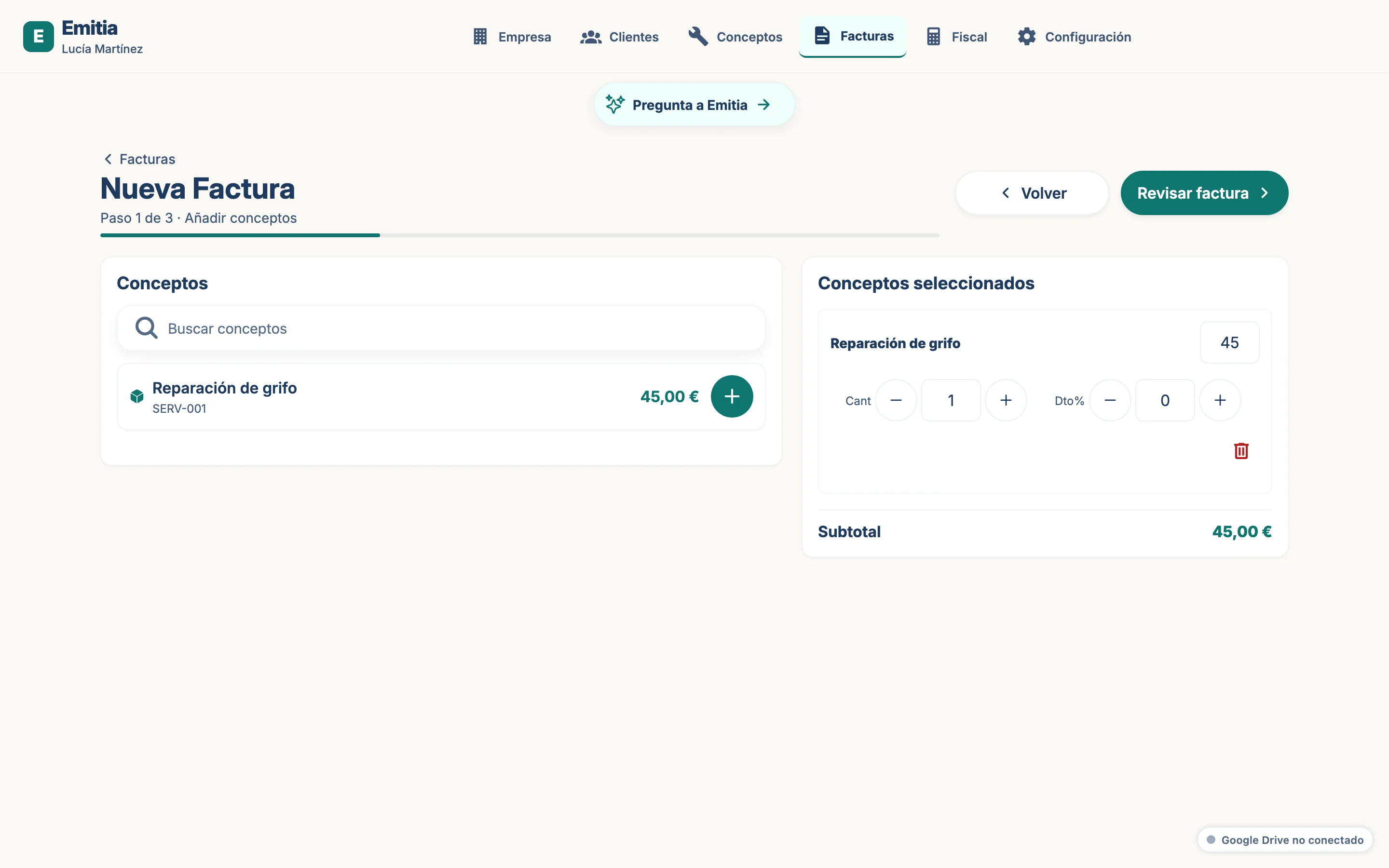 Inicia a rectificación