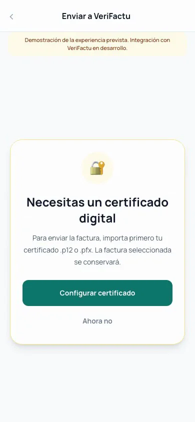 Envía o rexistro