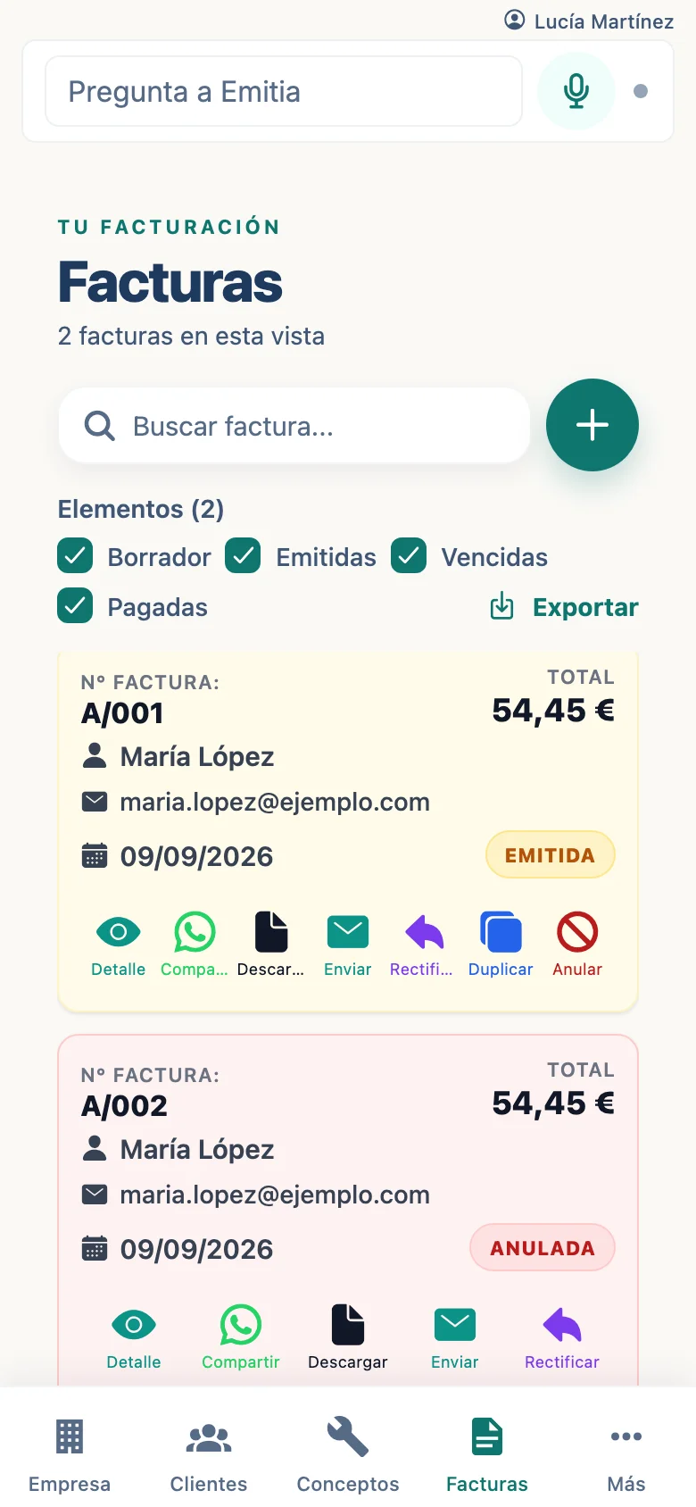 Factura anul·lada