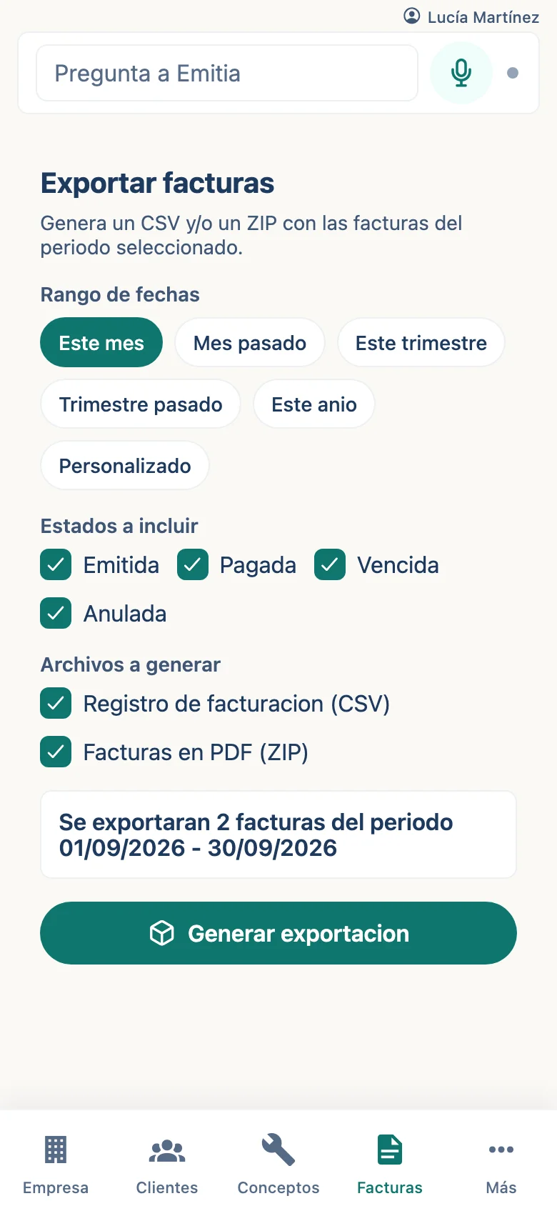 Escueye el periodu